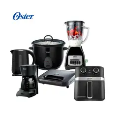 OSTER - Super Combo Licuadora+Hervidor+Arrocera+Sandwichera+Cafetera+Freidora
