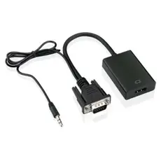 GENERICO - Adaptador Vga A Hdmi Para Pc Con Audio Hd 1080p Convertidor