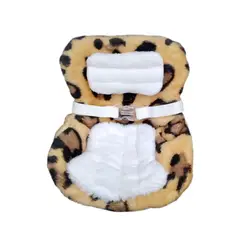 POP MART - Asiento de seguridad peluche leopardo para labubu
