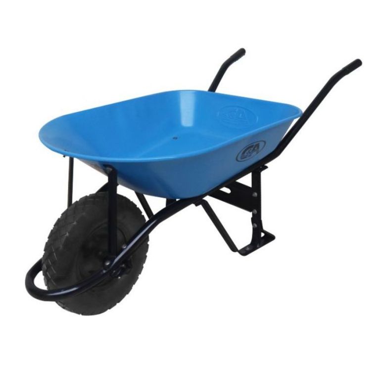 Carretilla tipo Buggy de 5 pies con llanta reforzara tipo rombo