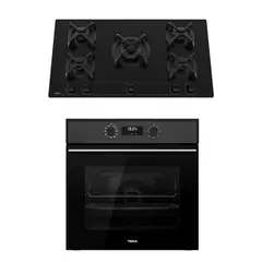TEKA - COMBO HORNO ELECTRICO HSB 630 BK ENCIMERA A GAS GBC 95030 KB