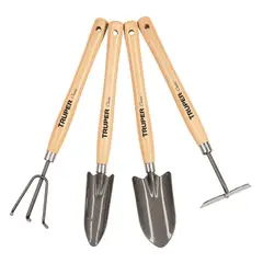 TRUPER - Juego de 4 Herramientas de 15'' para jardín
