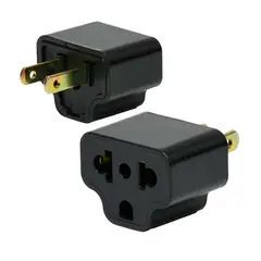 HOME LIGHT - Adaptador Universal Para Toma Corriente Con Tierra A Plano