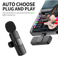 OEM - MICRÓFONO INALÁMBRICO SOLAPERO TIPO C