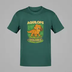 GENERICO - Polo de Dinosaurio Dolores Camiseta para Niño de Algodon Verde