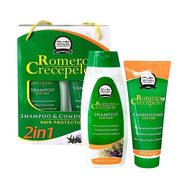 SET SHAMPOO + ACONDICIONADOR ROMERO CRECEPELO NEVADA