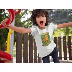 GENERICO - Polo de Dinosaurio Dolores Camiseta para Niño de Algodon Blanco