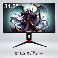 TEROS GAMING - Monitor curvo gaming TEROS TE-3215G, 31.5 FHD VA