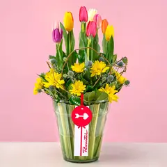 ROSATEL - Arreglo de Tulipanes y Flores