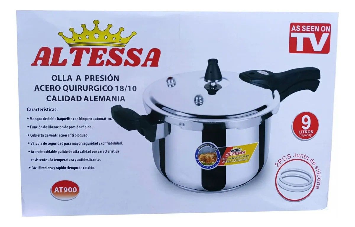 Olla a Presión AT900 de 9 Litros ALTESSA