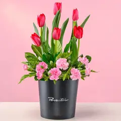 ROSATEL - Sombrerera con Tulipanes y Flores