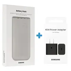 SAMSUNG - Adaptador 45w Para Galaxy Tab S10 FE + Power Bank 20000mah 45w