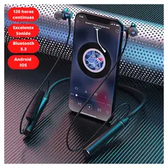 ALENUR - Audifono Inalambrico Bluetooth 120 Horas Continuas