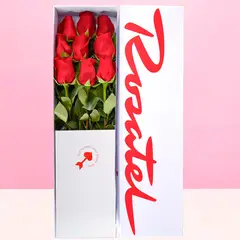 ROSATEL - Caja con 9 Rosas