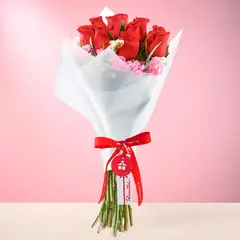 ROSATEL - Ramo con Rosas Rojas y Flores