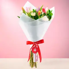 ROSATEL - Ramo con Tulipanes y Flores