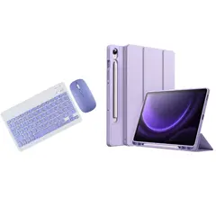 SPACE - FUNDA SAMSUNG S10-S10FE TECLADO CON MOUSE LILA TECLADO POR FUERA