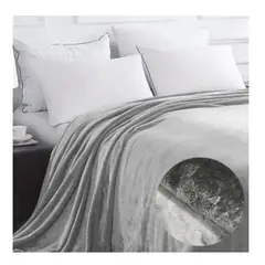 GENERICO - Manta Frazada De Piel Durazno Abrigador Invierno 2 Plazas