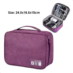 GENERICO - Bolsa Almacenamiento Bolsa de Viaje para Organizar Cables