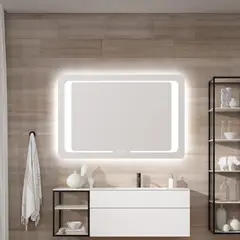 GENERICO - ESPEJO LED RECTANGULAR HORIZONAL 60x90cm H-1029