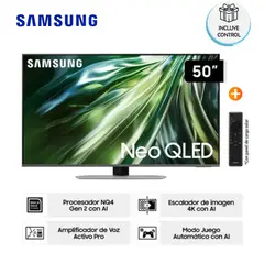 SAMSUNG - Televisor Smart TV 50 4K NeoQLED QN50QN90DAGXPE