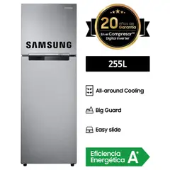 SAMSUNG - REFRIGERADORA TOP FREZEER 255 LT NO FROST RT25FARADS8 SILVER