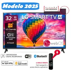 LG - Led 32 Pulgadas Smart TV con Control Magic de Voz 32LR600B