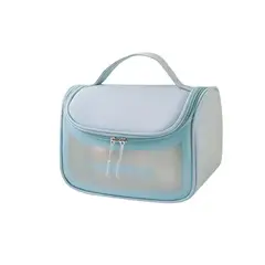 RYBIU IMPORT - Pack2 Neceser para Organizar en Celeste Y+Papel de Regalo