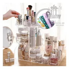 RYBIU IMPORT - Organizador para Maquillaje Base Cuadrada Y+Papel de Regalo
