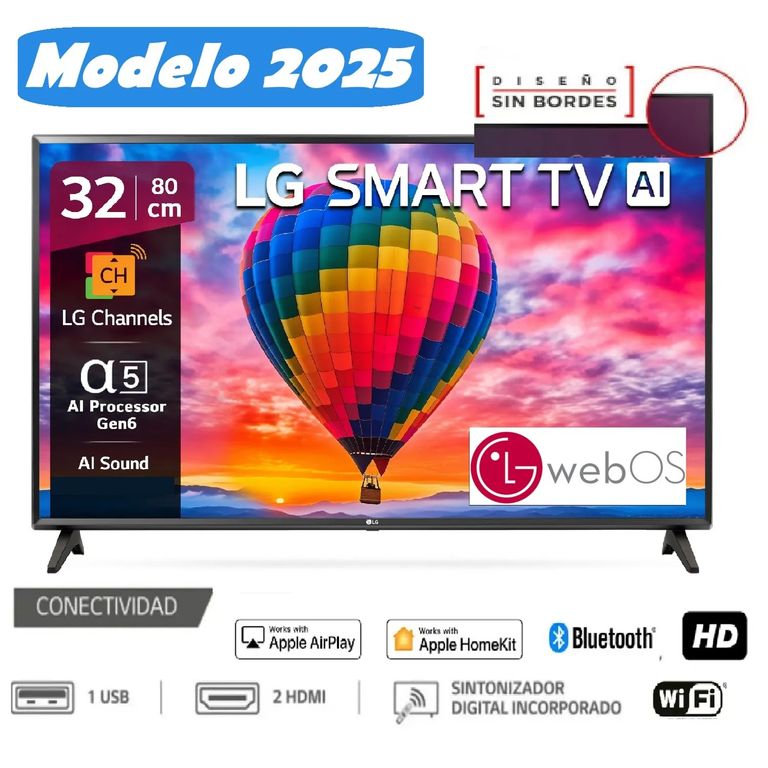 Led 32 Pulgadas Smart TV Procesador A5 - 32LR600B