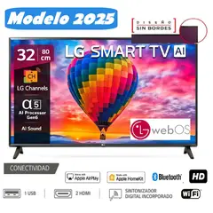 LG - Led 32 Pulgadas Smart TV Procesador A5 - 32LR600B