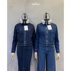 JHAN HIDS - Casaca Denim con peluche Danna