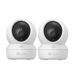EZVIZ - Kit 2 Cámaras IP H6C PRO 2MP Sonido Bidireccional Botónllamada