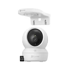 EZVIZ - Cámara IP H6C PRO 5MP 3K 360 Botón Videollamada + Soporte Pared 64GB
