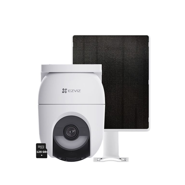Cámara CB8 LITE 4MP Audio Doble vía Detección IA Batería Panel 128GB