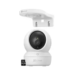 EZVIZ - Cámara IP H6C PRO 5MP 3K 360 Botón Videollamada + Soporte Pared 128GB
