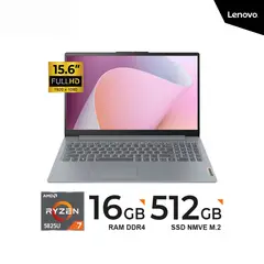 LENOVO - LAPTOP IdeaPad Slim 3 15ABR8 15.6" FHD TN AMD Ryzen 7 5825U, 16GB, 512GB Freedos