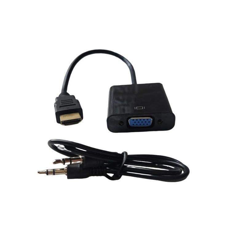Adaptador Hdmi A Vga 1080p Pantalla Hd Monitor Pantalla