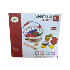 GENERICO - CANASTA DE VERDURAS DE MADERA