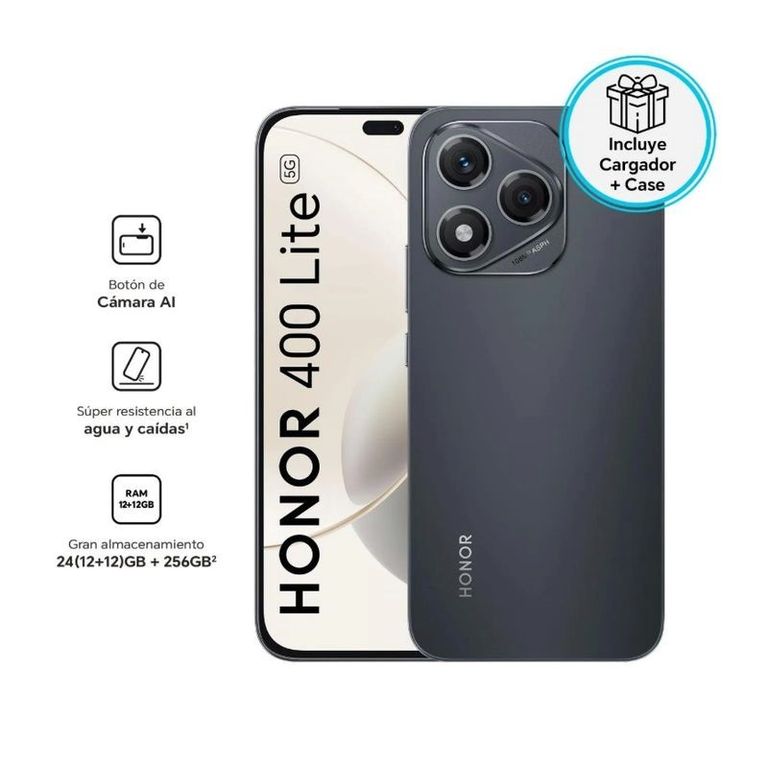 400 LITE 5G 8GB 256GB LIBRE NUEVO - NEGRO