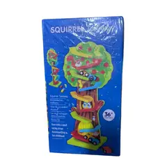 GENERICO - PISTA DE AUTOS DE MADERA CON FORMA DE ÁRBOL