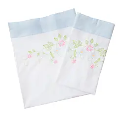 PANORAMA HOGAR - Funda para Almohada Bordada Surtida de Algodón