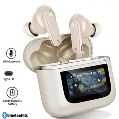 GENERICO - Auriculares Inalámbricos Bluetooth Con Pantalla Tactil TWS V8