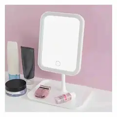 RYBIU IMPORT - Pack12 Led Espejo Cuadrado con Panel Tactil en Blanco