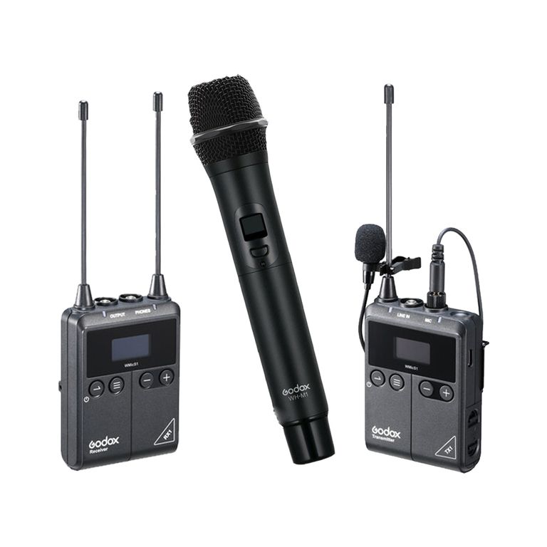 Kit Microfono Inalambrico RX1 + TX1 + WH-M1
