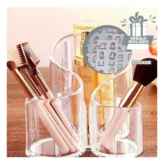 RYBIU IMPORT - Pack6 Caja de Acrilico en Transparente Y+Regalo Stickers