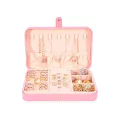 RYBIU IMPORT - Pack2 Joyero Organizador para Senoritas de Color Rosa