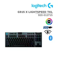 LOGITECH - Teclado G915 X TKL LIGHTSPEED KEYCONTROL BLACK