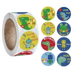 GENERICO - 100 stickers en rollo AMAZING