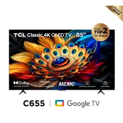 TCL - Televisor Smart TV 85 QLED 4K UHD 85C655